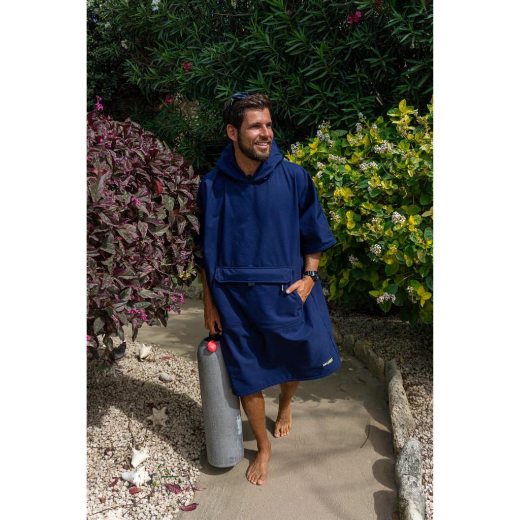 BEACH PONCHO | Navy