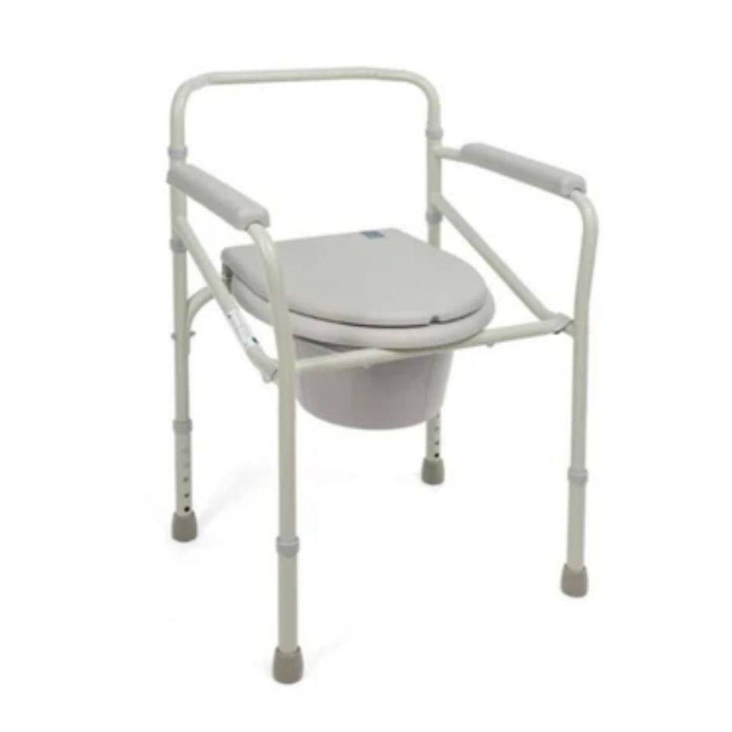 Basic fällbar toalettstol / bäckenstol