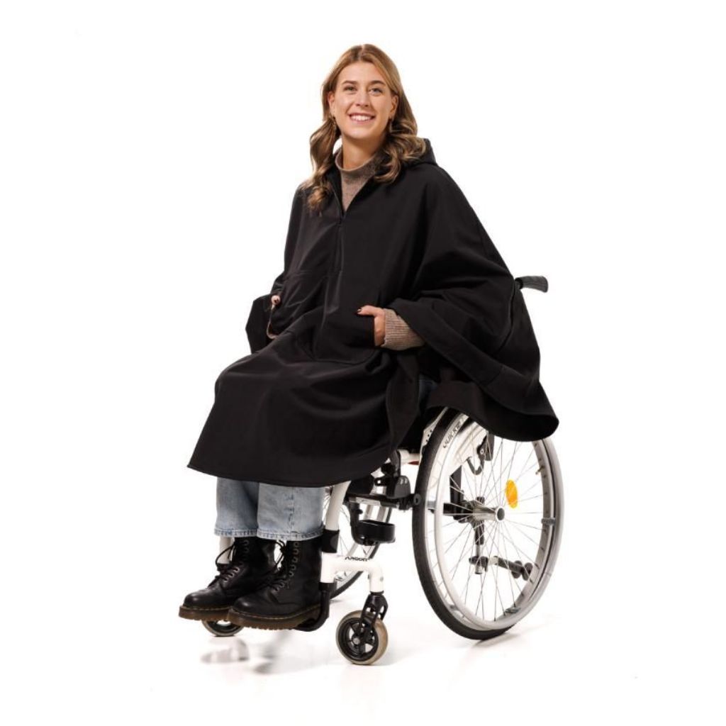 PONCHO | Varm och vattenavvisande softshell | One Size