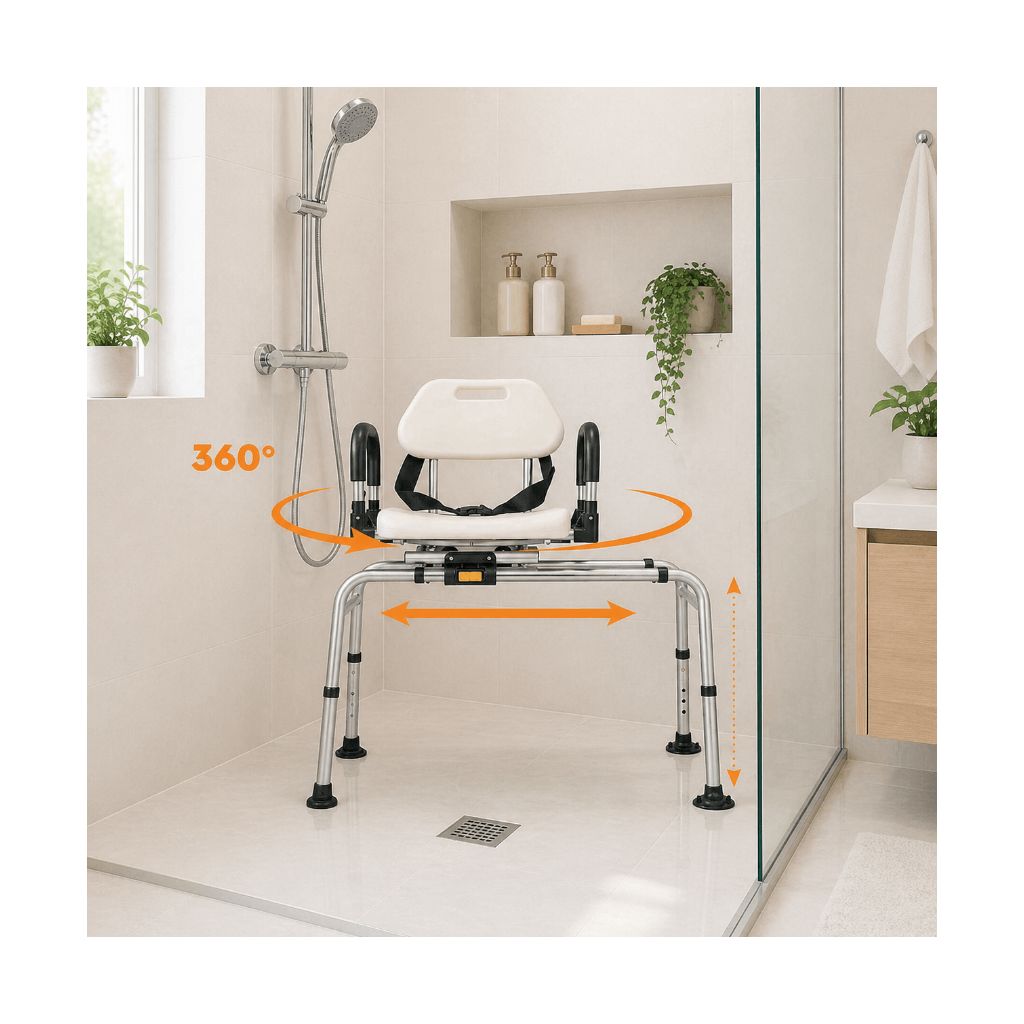 360 Duschbänk | Vridbar