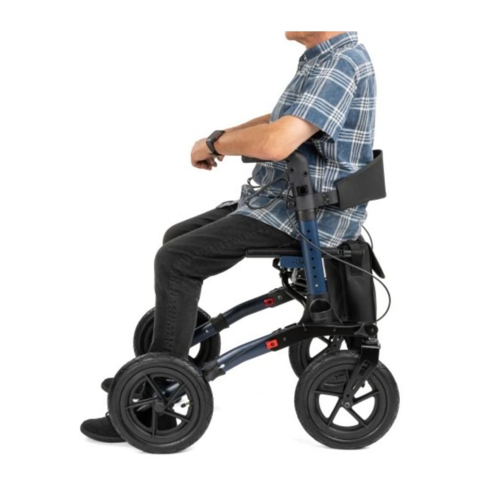 YOLA AIR | Rollator med luftfyllda hjul
