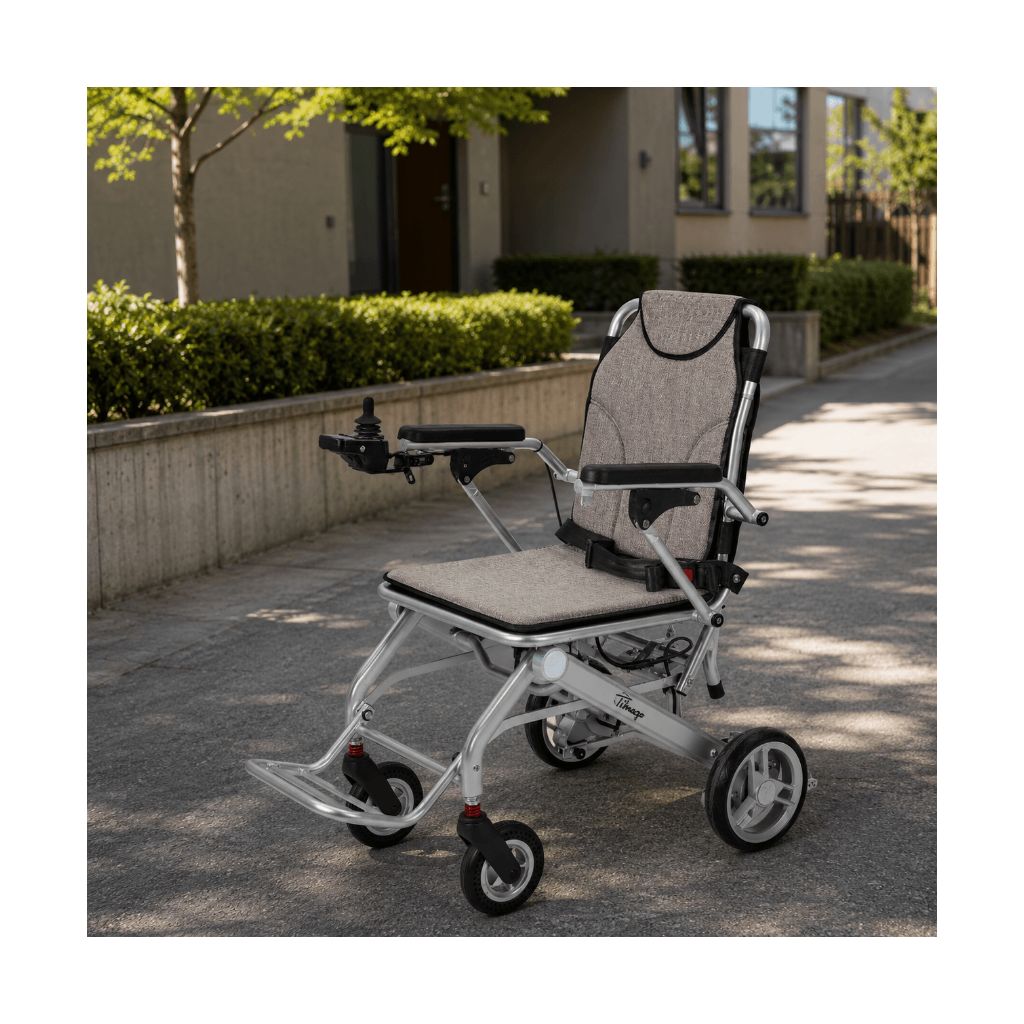 SMART TIM ultralätt elrullstol | 14,7 kg | Silver