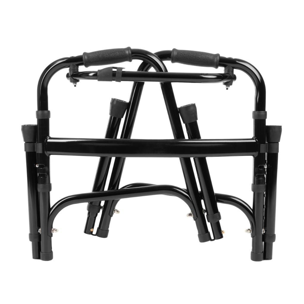 FOLDY | Fällbart gångstativ | 136 kg | Ihopfällt 52 × 13 × 50 cm