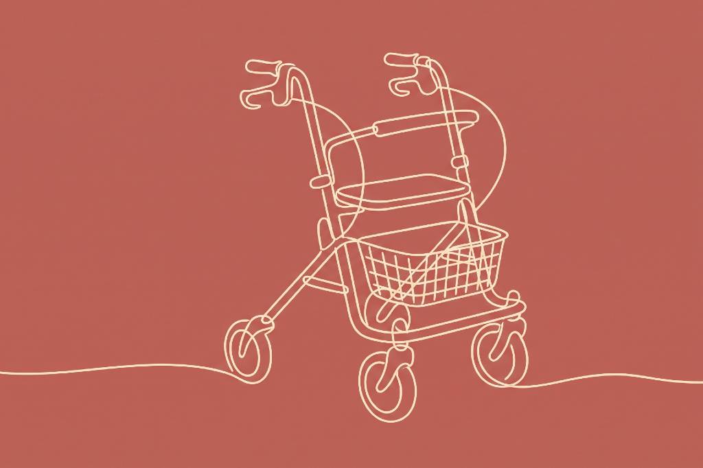 Vilken rollator ska jag välja? Inomhus, utomhus eller lättvikt - Nordic Aids Group