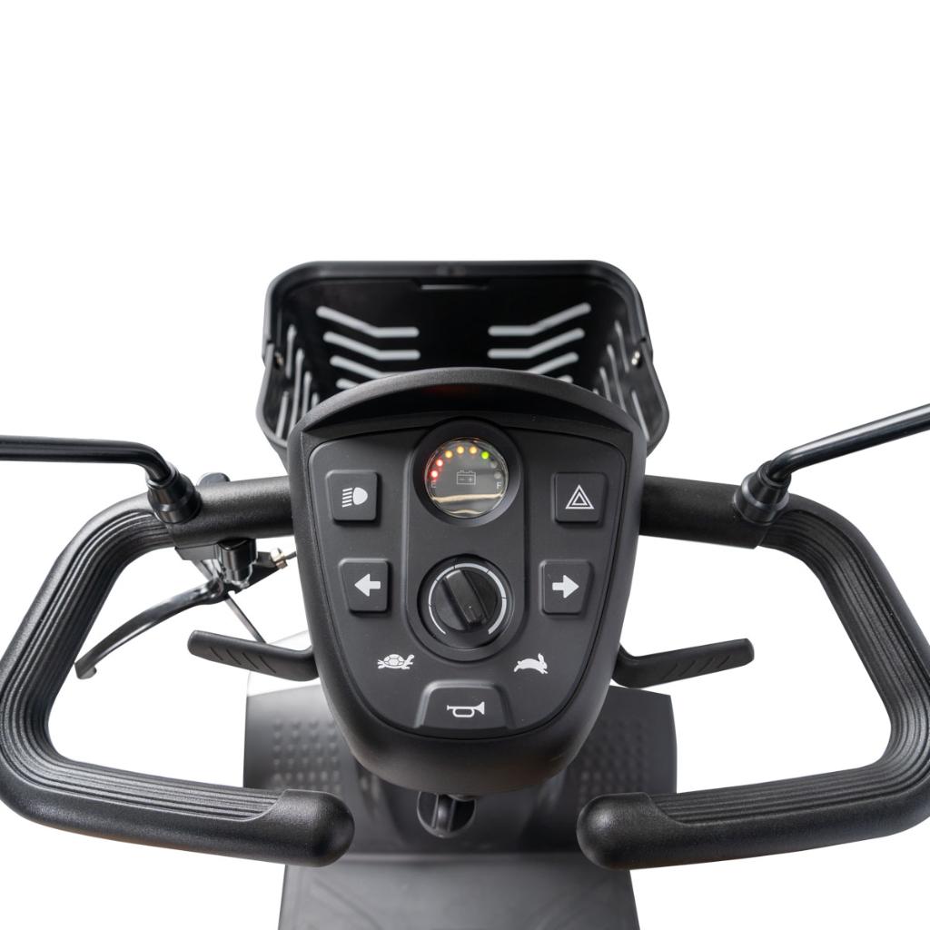 ARES Elscooter | 12 km/h | 50 km | Luftfyllda hjul