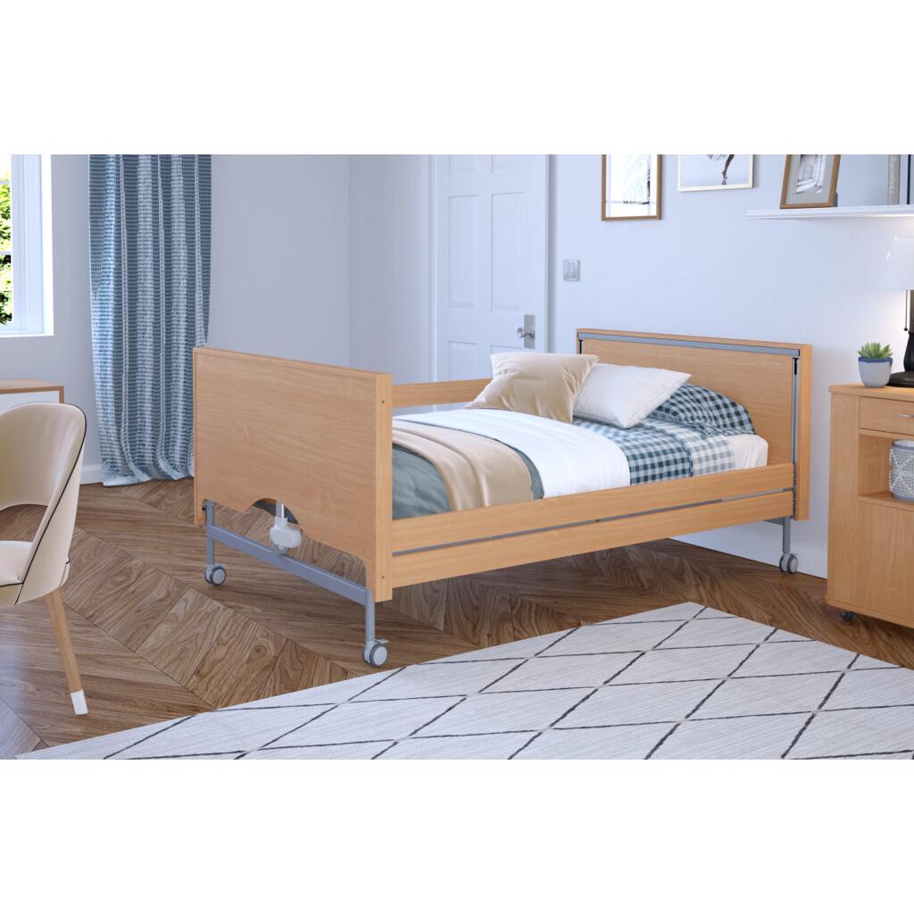 DREAM TIM WIDE DELUXE elektrisk plejeseng | 200 X 120 cm | Bøg