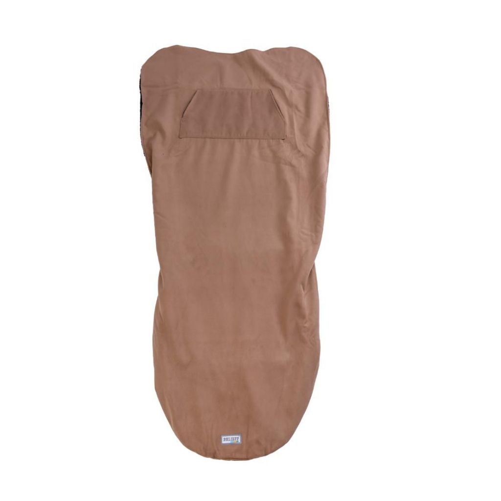 COZY | Fleecetæppe med fodlomme | Beige