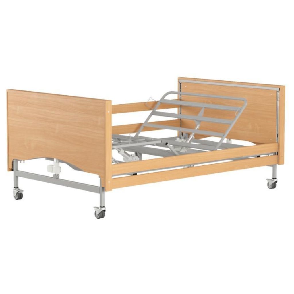 DREAM TIM WIDE DELUXE elektrisk plejeseng | 200 X 120 cm | Bøg
