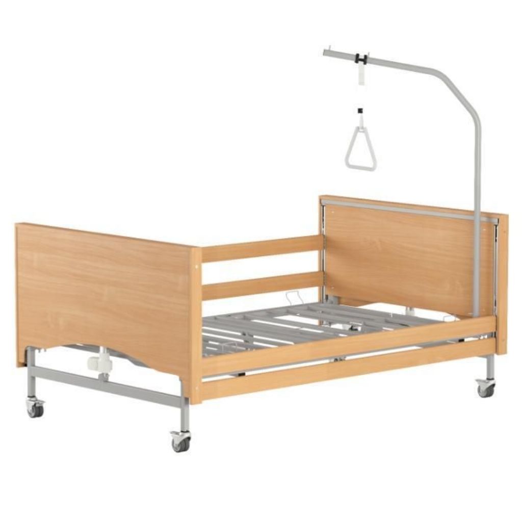 DREAM TIM WIDE DELUXE elektrisk plejeseng | 200 X 120 cm | Bøg