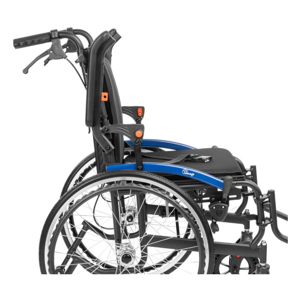 FLOW TIM | ultralätt rullstol - 11,9 kg | komplett utrustning