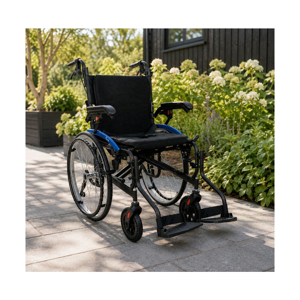 FLOW TIM | ultralätt rullstol - 11,9 kg | komplett utrustning