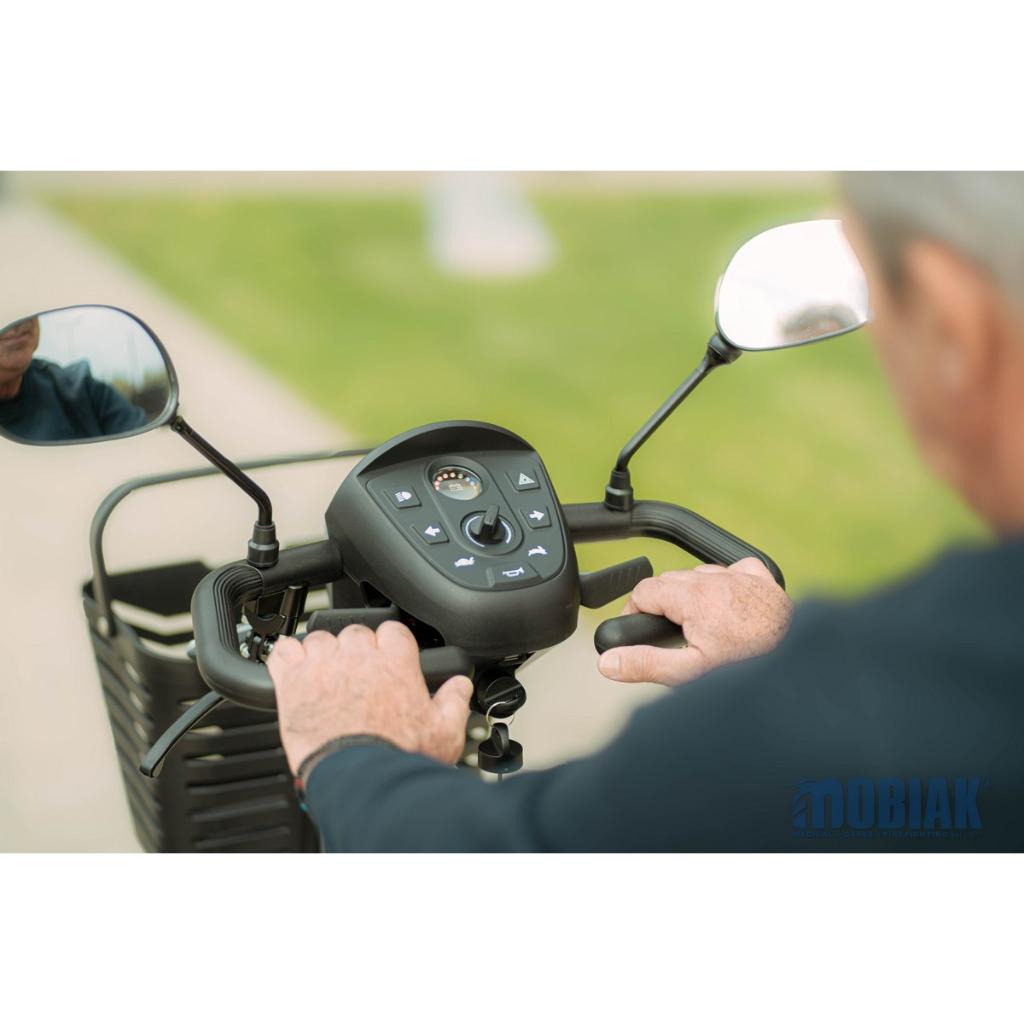 ARES Elscooter | 12 km/h | 50 km | Luftfyllda hjul